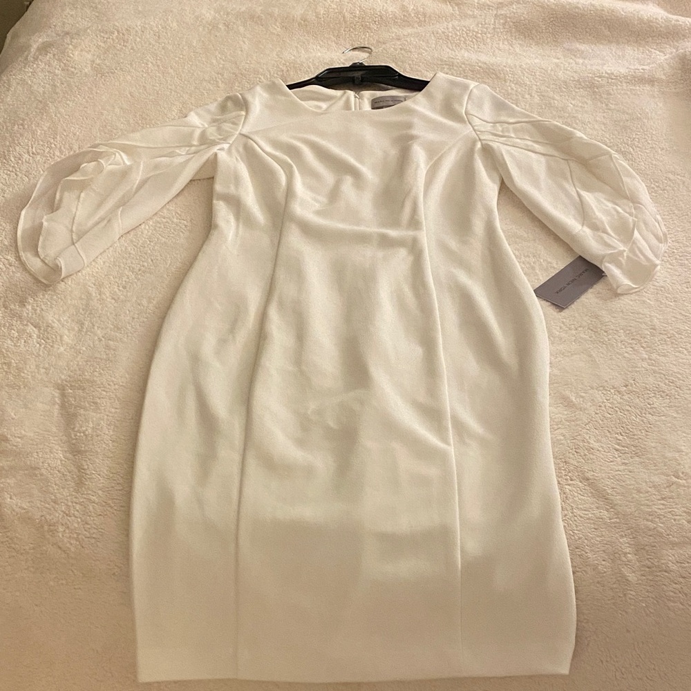 Marc New York White Long Sleeve Dress